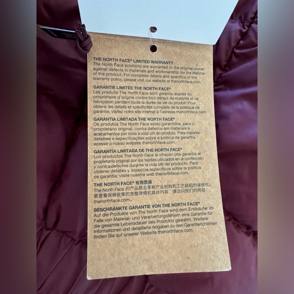 NWT Hyalite Maroon Down Hoodie/Puffer Jacket - Picture 12 of 15